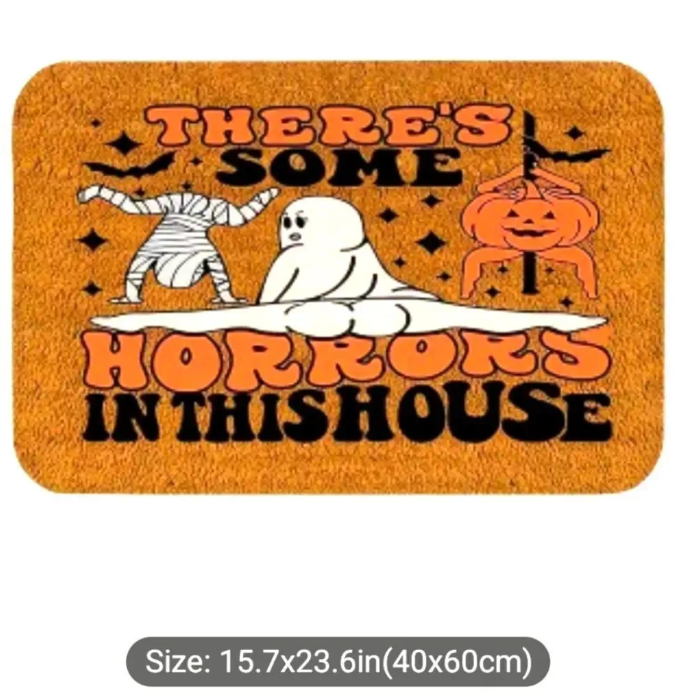 Halloween welcome mat